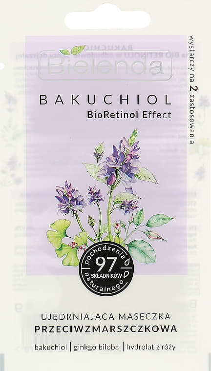 *Маска Bielenda Bacuchio для лица против морщин 8г