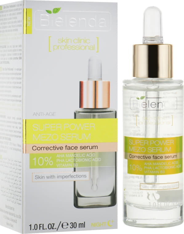 *Сироватка для обличчя Bielenda з мигдальною кислотою 30мл