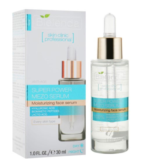 *Сироватка для обличчя Bielenda з гіал. кислотою 30мл