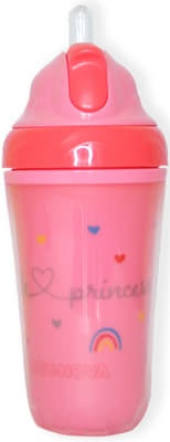*Термочашка BABY NOVA з трубочкою рож. 250мл
