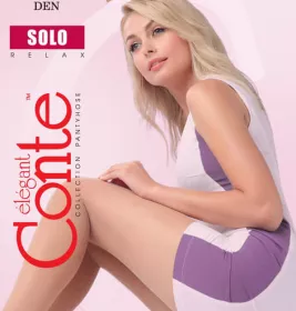 *Колготы жен. CONTE Solo 40 den Mocca р. 3