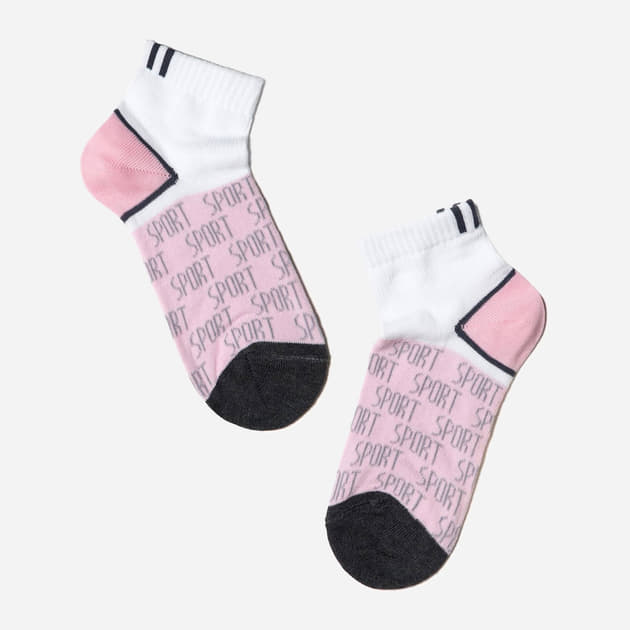 *Шкарпетки дит. CONTE Active 13С-34СП-312 білий, світло-рожевий р.16