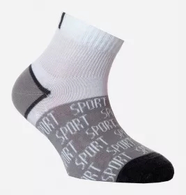 *Шкарпетки дит. CONTE Active 13С-34СП-312 білий-сірий р.16