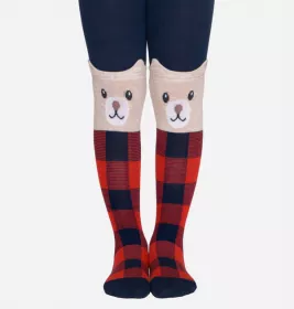 *Колготи дит. CONTE Tip-Top 17С-60СП-449 темно-синій, червоний р.80-86