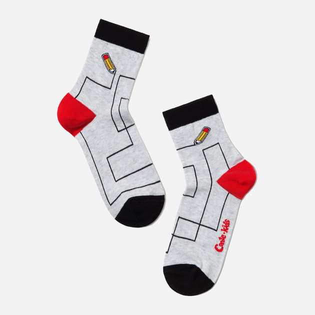 *Шкарпетки дит. CONTE Tip-Top 5С-11СП-397 світло-сірий р.20