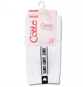 *Шкарпетки жін. CONTE Classic 7С-22СП-152 білий р.23