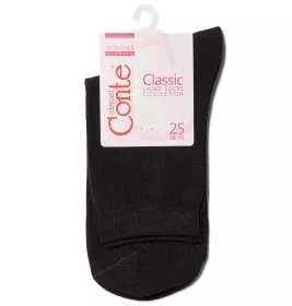 *Шкарпетки жін. CONTE Classic 7С-22СП-000 чорний р.25