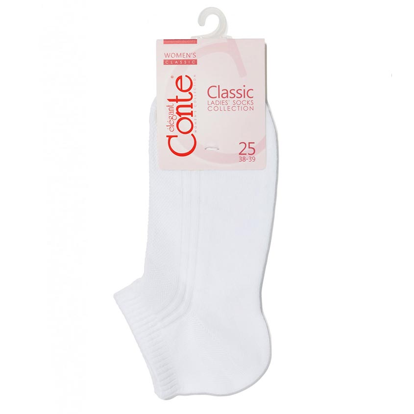 *Шкарпетки жін. CONTE Classic 7С-34СП-016 білий р.25