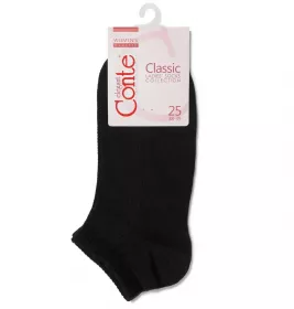 *Шкарпетки жін. CONTE Classic 7С-34СП-016 чорний р.25