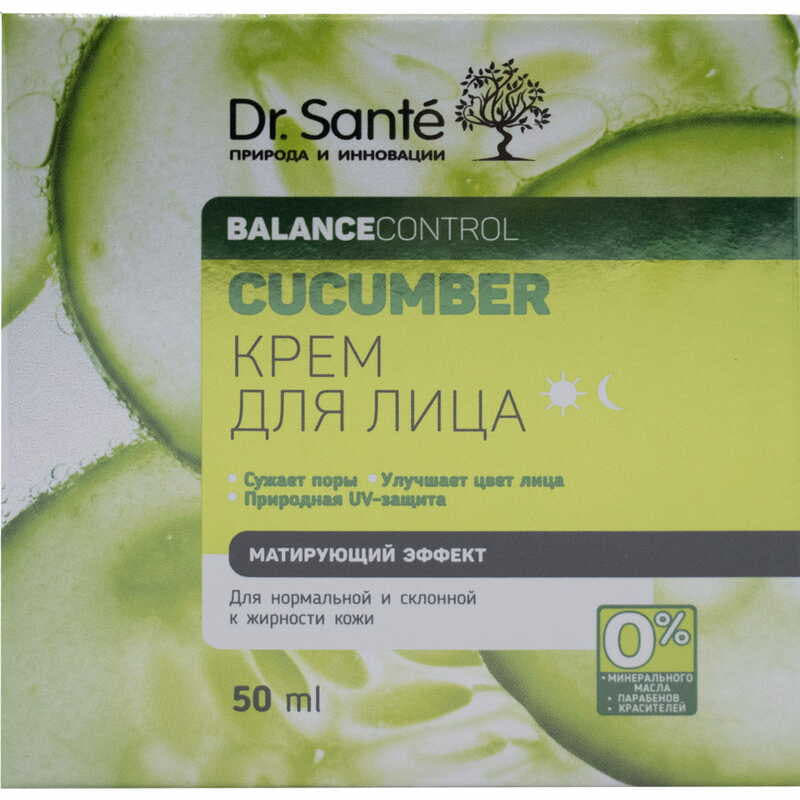 *Крем для обличчя Dr.Sante Cucumber 50мл