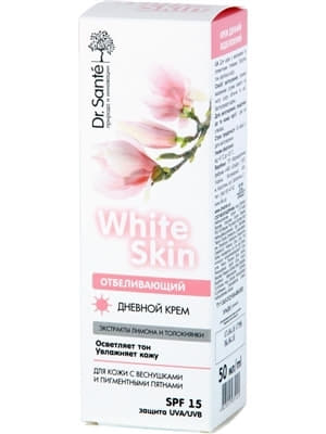 *Крем для обличчя Dr.Sante White Skin денний відбілюючий 50мл