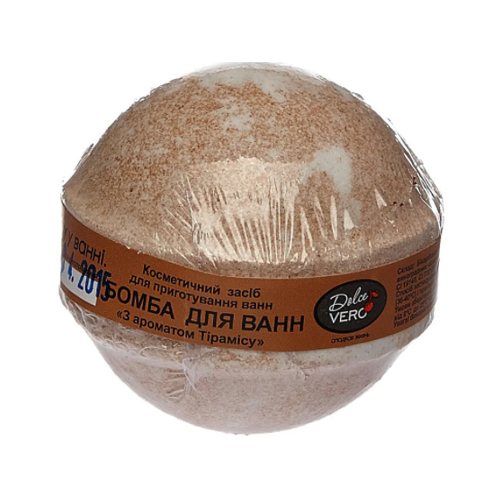*Бомба для ванн Dolce Vero Тірамісу 75г