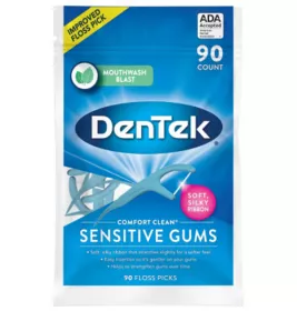 *Флосс-зубочистки DenTek Комфортное очищение №90