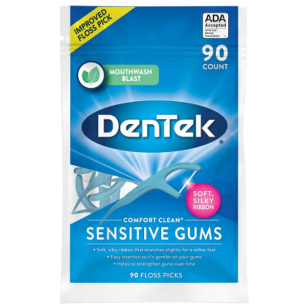 *Флосс-зубочистки DenTek Комфортне очищення №90