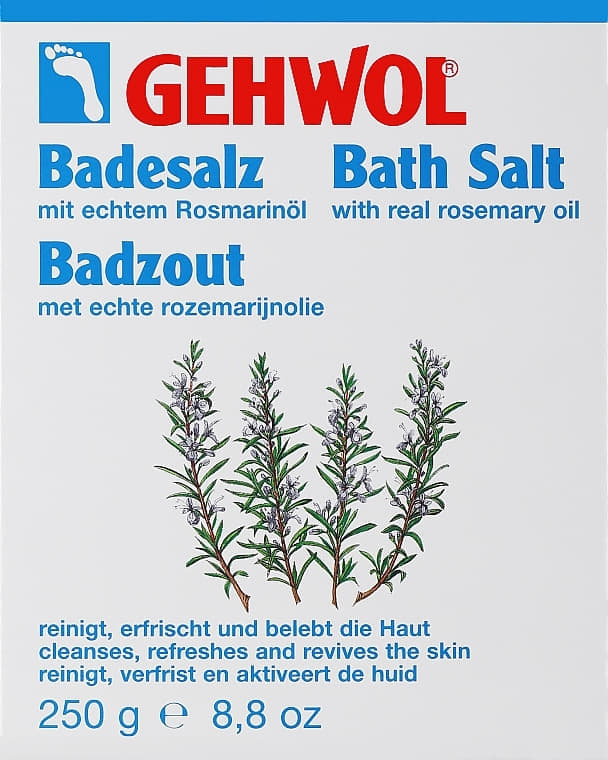 *Соль для ванн GEHWOL с розмарином 250г №10 *Соль для ванн GEHWOL с розмарином 250г №10