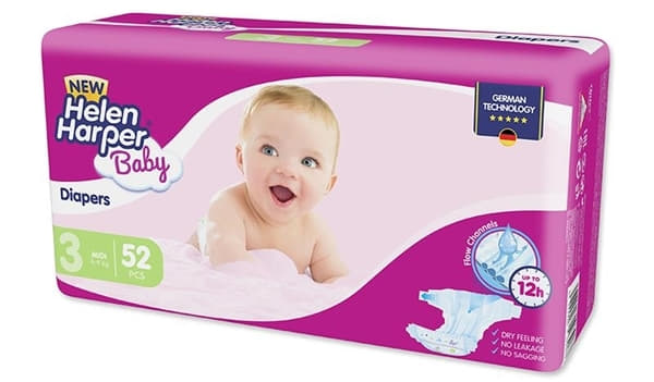 *Підгузки Helen Harper Baby р. 3 Midi 4-9кг №52