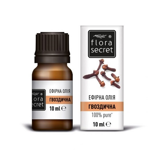 *Олія ефірна Flora Secret гвоздична 10мл