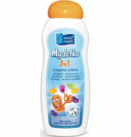 *Мило дитяче Skarb Matki 3 в 1 із запахом желейок 250мл