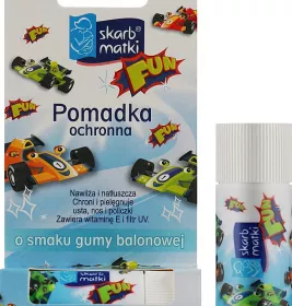 *Помада защитная Skarb Matki для детей вкус жевательной резинки