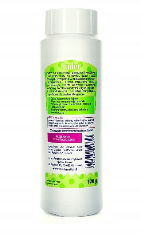 *Пудра Skarb Matki для младенцев и детей 140г