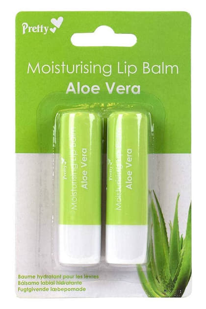 *Бальзам для губ Pretty Moisturising Aloe Vera №2
