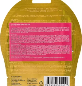 *Патчі для губ Kocostar гідрогелеві рожеві з ароматом персика №1