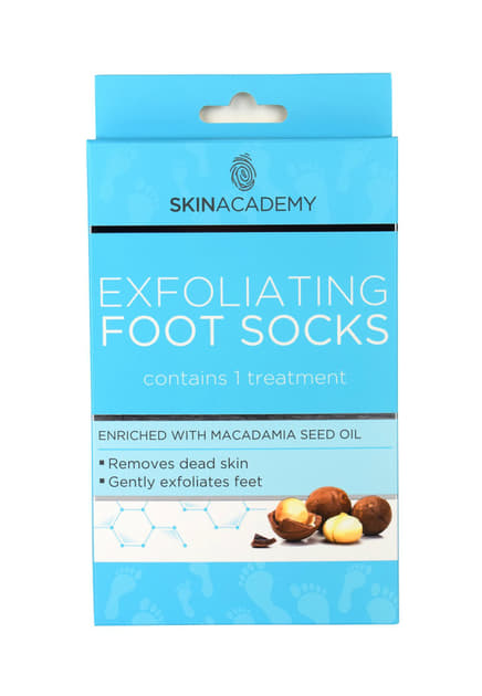 *Шкарпетки для ніг пілінгові Skin Academy Macadamia Nut