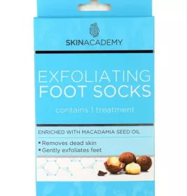 *Шкарпетки для ніг пілінгові Skin Academy Macadamia Nut
