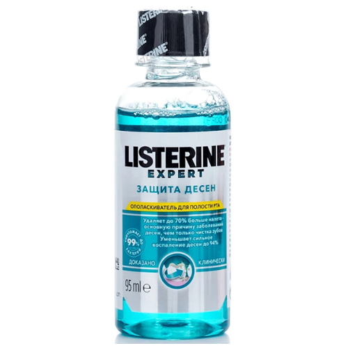 *Ополаскиватель для ротовой полости Listerine Expert Защита дёсен 95мл *Ополаскиватель для ротовой полости Listerine Expert Защита дёсен 95мл