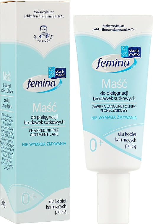 *Мазь Skarb Matki Femina для догляду за сосками 30г
