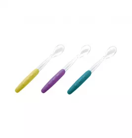 *Ложка м'яка NUK Easy Learning 4 міс.+ №2