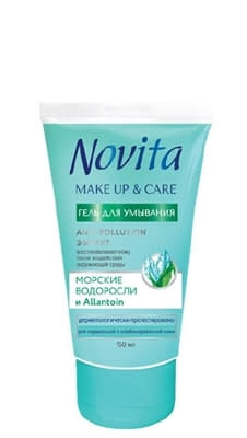 *Гель для умывания Novita Make up & Care 150мл *Гель для умывания Novita Make up & Care 150мл