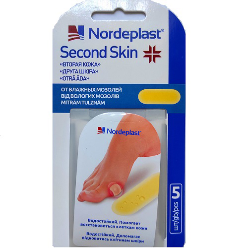 *Пластир NordePlast мед. гідроколоїдний 2 х 6 см №5