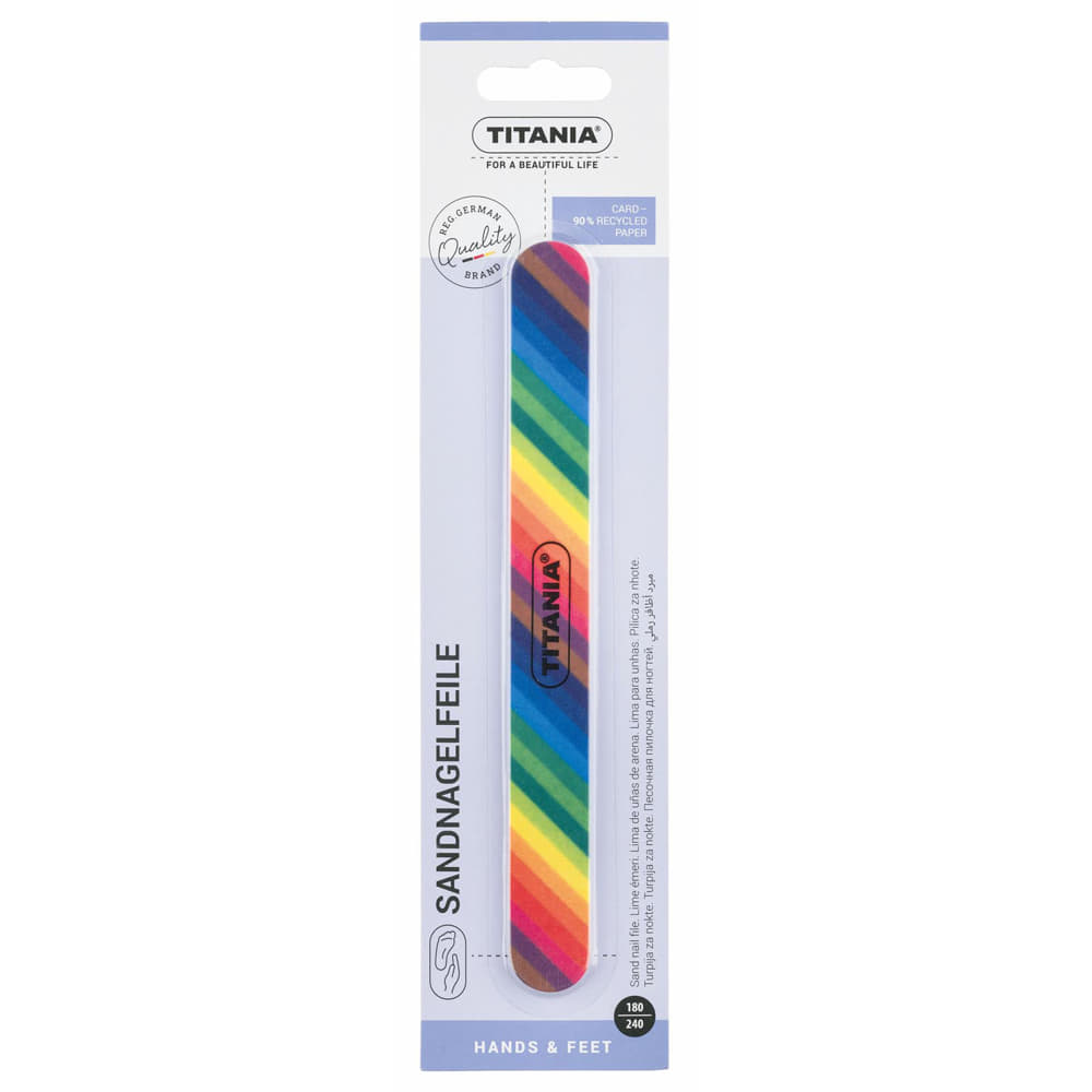 *Пилочка для нігтів Titania 1028 Райдуга