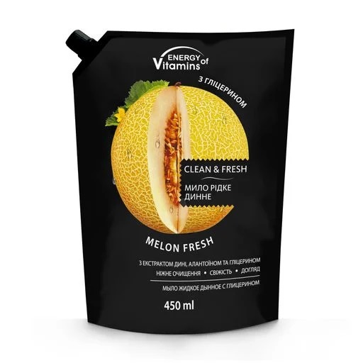 *Мыло жидкое Energy Vitamins Дынное 450мл