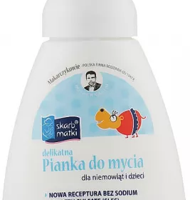 *Пена нежная Skarb Matki для митья младенцев и детей 250мл