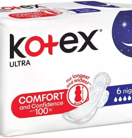 *Прокладки Kotex Ультра Dry Night №6