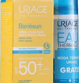 *Набір Uriage Bariesun сонцезахисний крем SPF50 50 мл + вода термальна 50 мл