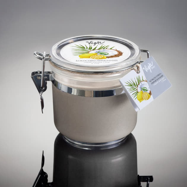 *Скраб для тіла Vigor CN Кокосово-лимонний 240мл