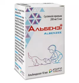 *Альбензі сусп. 200мг/5мл флак. 10мл