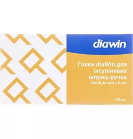 *Иглы Diawin для шприц-ручек G30 (0,3 х 8мм) №100
