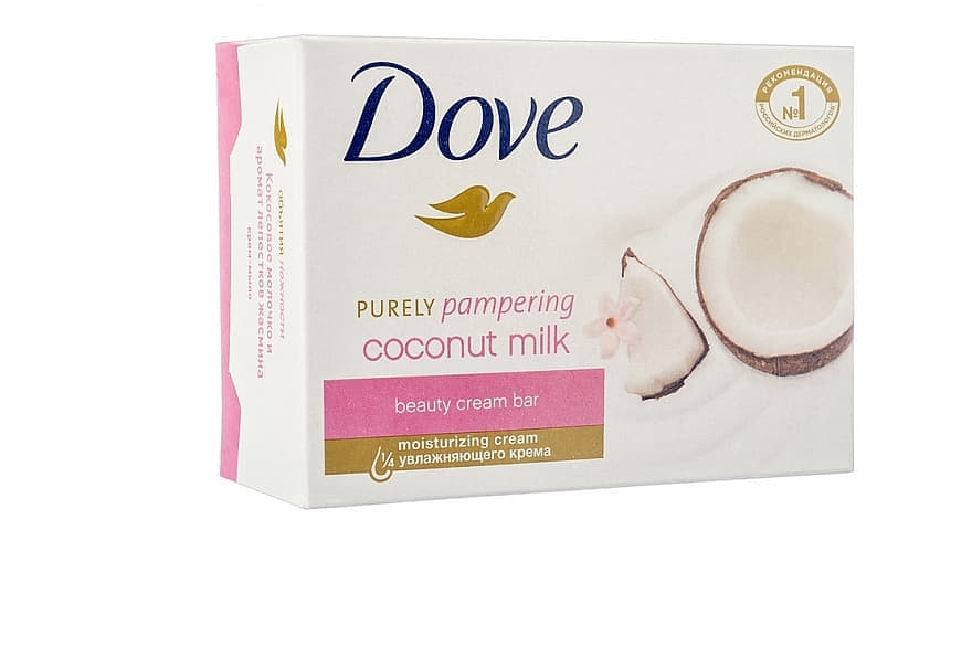 *Крем-мило Dove Кокосове молоко і пелюстки жасмину 135 г