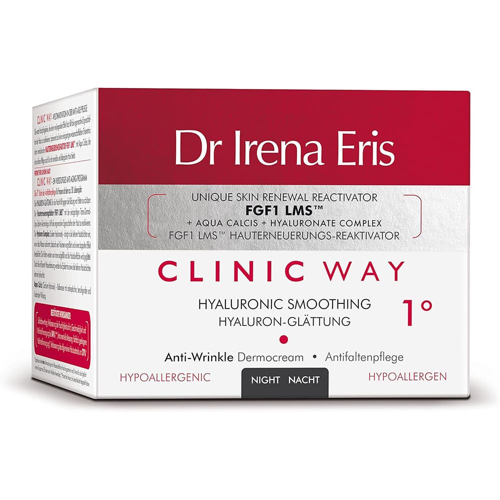 *Крем Dr Irena Eris CW Нічний для обличчя Гіалур. розгладження 1° 30+ 50 мл