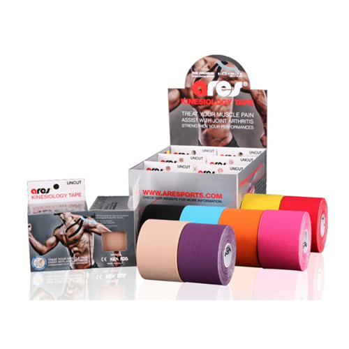 *Кінезіо тейп Ares Classic 5 см х 5 м разноцветный