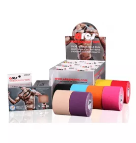 *Кінезіо тейп Ares Classic 5 см х 5 м разноцветный