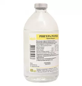 Рінгера розчин для інфузій по 400 мл у флаконі - Інфузія