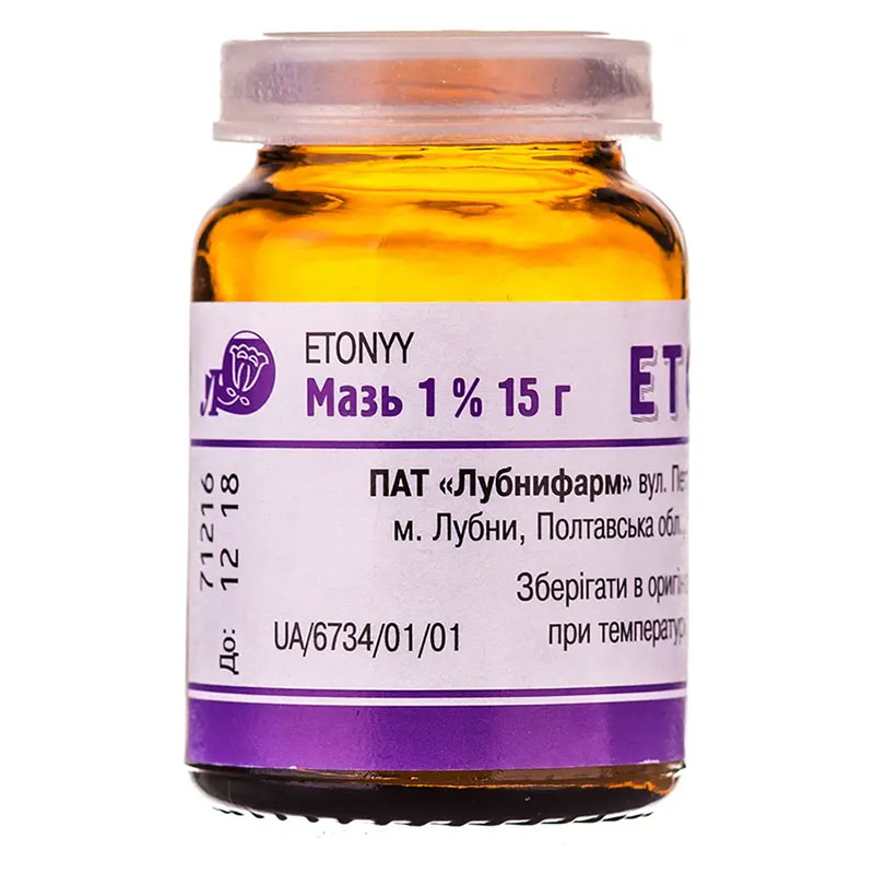 Этоний мазь 1% банка 15 г