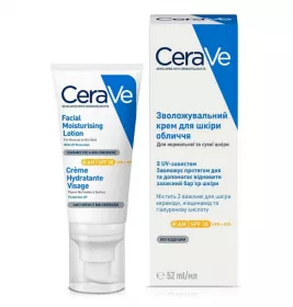 Крем CeraVe Денний зволож. для нормальної та сухої шкіри обличчя SPF30 52 мл