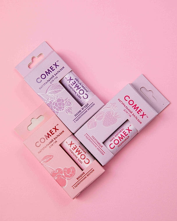 *Бальзам Comex для губ Полуниця 5г