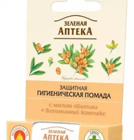 *Помада гіг. Зелена Аптека Олія обліпихи 3,6г